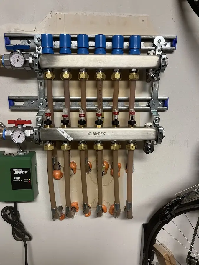 Plumber performing Leak Detection at a residential property in Rusk